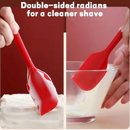 8 Pieces Silicone Spatulas, 8.3 inch Small Spatulas Non-stick Heat-Resistant - Image 5