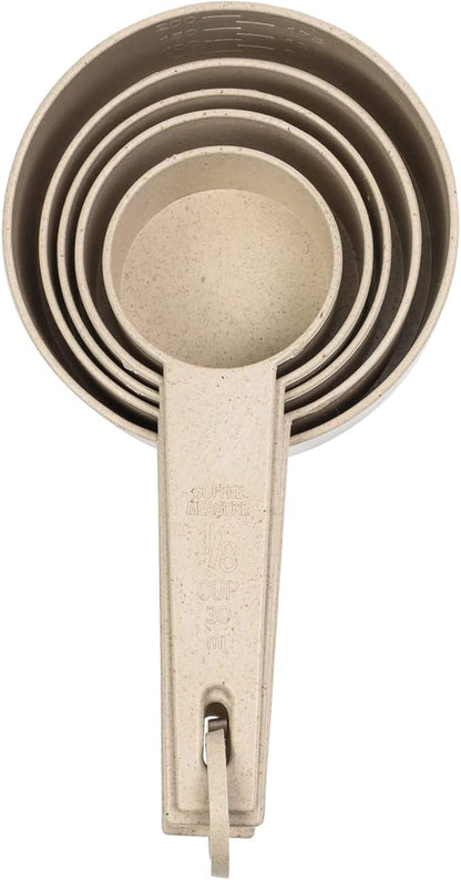 Beille Cream Wheat Straw Measuring Cups Spoons Set Cooking Baking Tools 10pc - Image 7