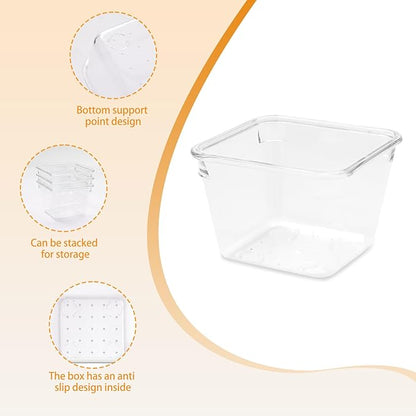 Clear Acrylic Drawer Organizers Set Storage - Image 5