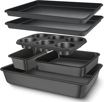Baking Pans Set, Nonstick Bakeware Sets, Oven Pans by AIVIKI
