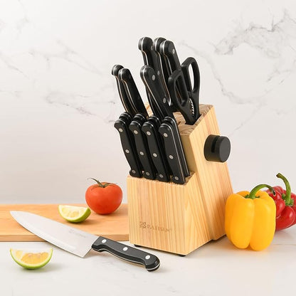 19-Piece Knife Set, German Steel, Durable and Dishwasher Safe, Knife Sets - Image 5