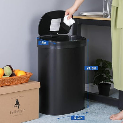 13 Gallon 50 Liter Garbage Can Kitchen Trash Can - Image 8