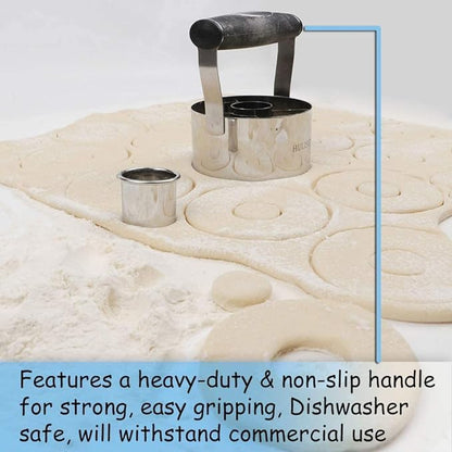 HULISEN Donut Cutter with Removable Center, 3.5" Stainless Steel Doughnut - Image 4