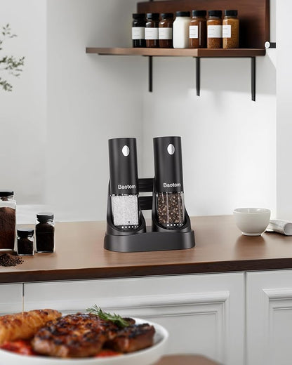 Electric Salt and Pepper Grinder Set - Image 6