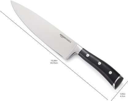 Amazon Basics Classic 8-inch Full Tang High Carbon Stainless Steel Chef's Knife - Image 5