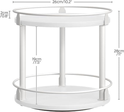 YATINEY Spice Rack, 2-Tier Turntable Organizer - Image 7