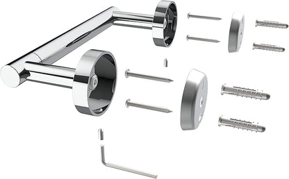 RARXTR Toilet Paper Holder Chrome SUS304 Stainless Steel Double Post Pivoting - Image 5