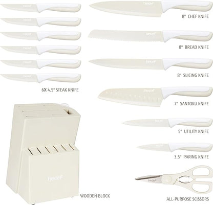 hecef 15 Pieces Kitchen Knife Set - Image 2