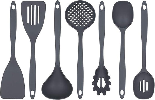 Glad Cooking Kitchen Utensils Set – 7 Pieces, Nylon Tools by GladTrashFoodStorage