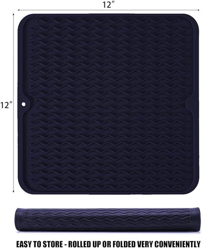 Silicone Dish Drying Mat for Multiple Usage, Easy clean, Eco-friendly, - Image 2