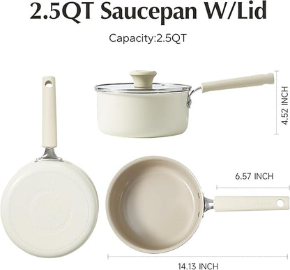Redchef Ceramic Nonstick Saucepan - Image 7