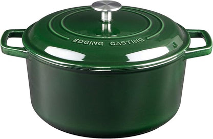 EDGING CASTING Enameled Cast Iron Dutch Oven Pot by EDGINGCOOKWARE