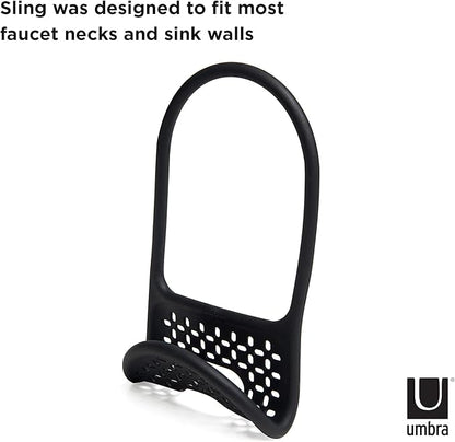 Umbra Sling Sponge Holder for Kitchen Sink – No Suction Cups, Flexible Caddy - Image 7