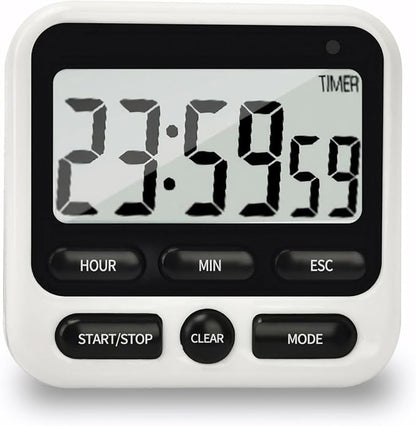 NKOVE Digital Kitchen Timer 24 Hour Clock and Alarm Function by Nkove
