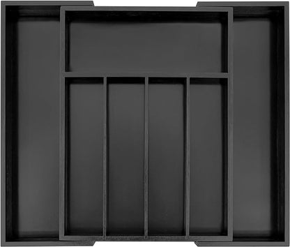 VaeFae Bamboo Drawer Organizer, Expandable Silverware Drawer Organizer by VaeFaeDirect