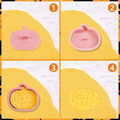 8 Pcs Cookie Cutters Set 3D Holiday Cookie Cutters - Image 4