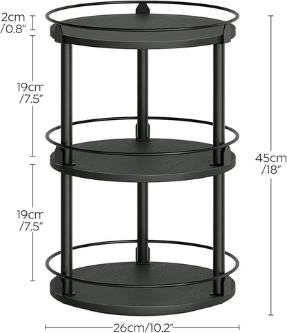 YATINEY 3-Tier Lazy Susan Organizer, Rotating Spice Rack, Spinning Organizer - Image 9