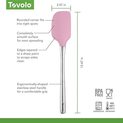 Tovolo Flex-Core Silicone Spatula Metal Handle - Image 6