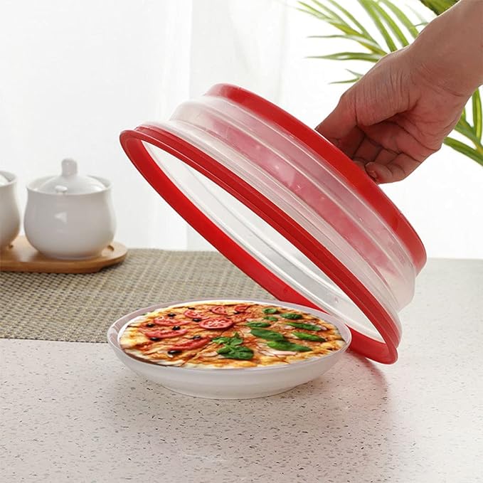 Collapsible Microwave Splatter Cover, Microwave Plate Cover - Image 3