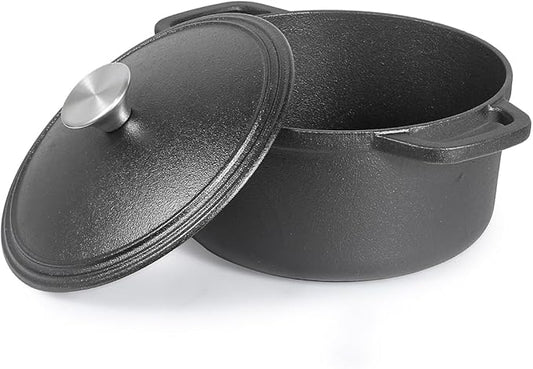 COMMERCIAL CHEF 3.4 Quart Cast Iron Dutch Oven by CommercialChef