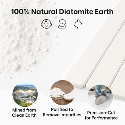 Large Stone Drying Mat for Kitchen Counter | Premium Diatomaceous Earth Coaster - Image 8