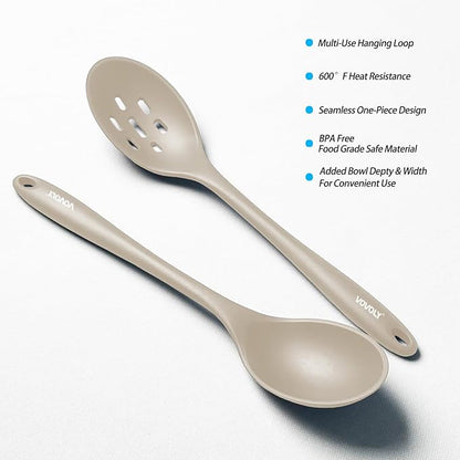 Silicone Slotted Spoons for Cooking - Image 3