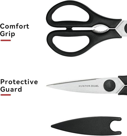 Kitchen Scissors for Food, HUNTER.DUAL Heavy Duty Come Apart Poultry Shears for - Image 6