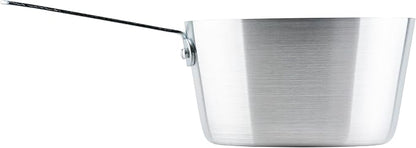 Winco Heavy-Duty Aluminum Tapered Sauce Pan, 4.25 Quart - Image 2