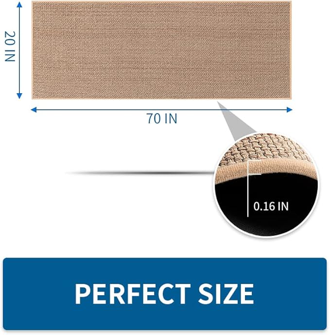 MontVoo Kitchen Rugs and Mats, Washable Non-Skid Kitchen Mats - Image 2