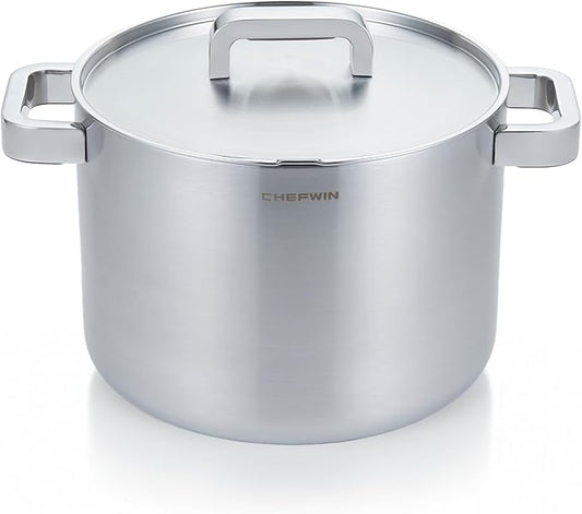 316 Stainless Steel 8.5 Quart Stock Pot by CHEFWIN