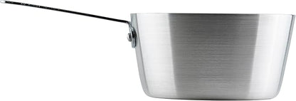 Winco Heavy-Duty Aluminum Tapered Sauce Pan, 3.75 Quart - Image 2