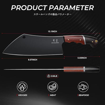 DRGSKL Meat Cleaver Knife 8inch - Image 5