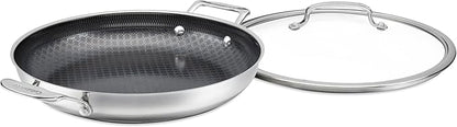 Cuisinart FusionPlus Hybrid Stainless Steel Cookware, 12-Inch Everyday Pan by Cuisinart