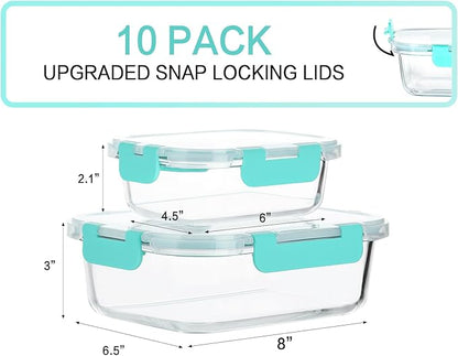 Glass Meal Prep Containers - Image 2