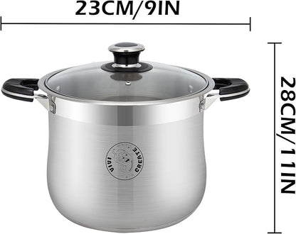 Vivicreate 14.5 Quart Stainless Steel Stock Pot - Image 2