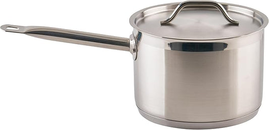 Winco Heavy-Duty Stainless Steel Sauce Pan by Winco