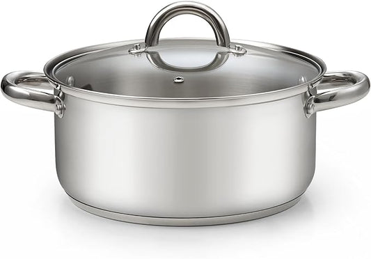 Cook N Home 5.5-Quart Sauce Pot Stainless Steel Stockpot by CookNHome