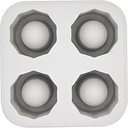 Houdini Shot Glass Ice Mold, Makes 4 Frozen Shot Glasses by Rabbit