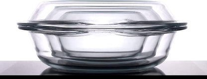 Set of 6 Round Glass Casserole Dishes, Nesting Glass Baking Dish Set - Image 3