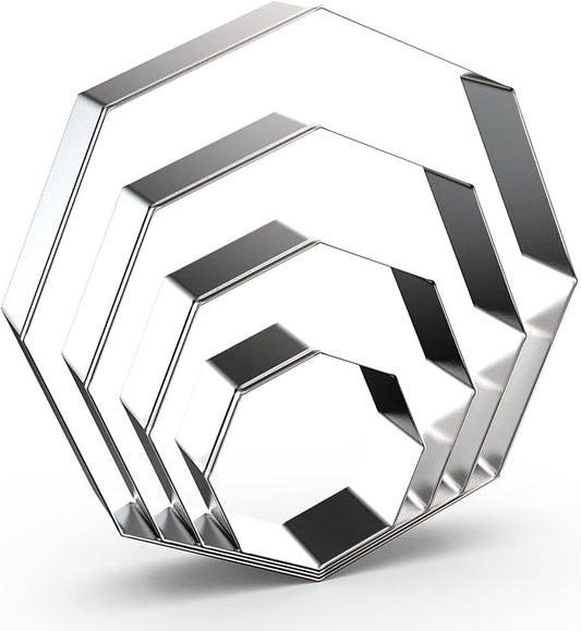 Octagon Cookie Cutter Set for Baking by QAAQS