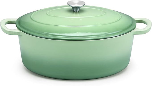 E-far 5QT Oval Dutch Oven Pot by E-far