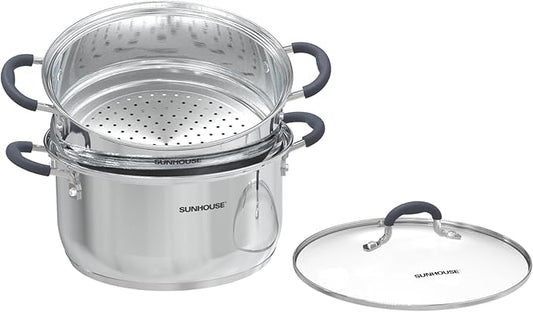 SUNHOUSE - 3.1 Quart Steamer Pots by SUNHOUSE
