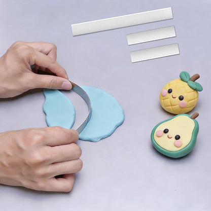 12 Polymer Clay Tools Acrylic Rolling Pin - Image 5
