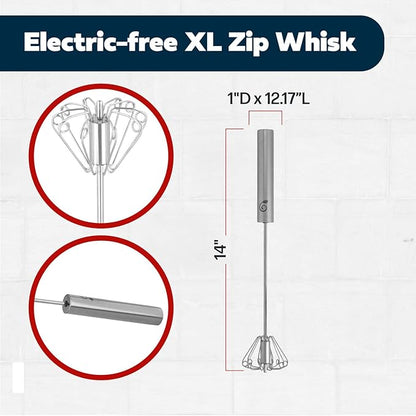 14 Inch Stainless Steel Egg Beater - Image 5