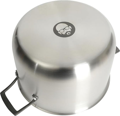 Babish 8 Quart Tri-Ply Stainless Steel Stock Pot - Image 6