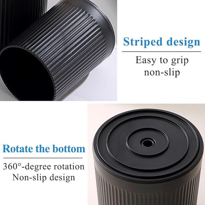 Kyraton Cooking Utensils Holder 2pcs, 360° Rotating Heavy Duty Plastic Kitchen - Image 8