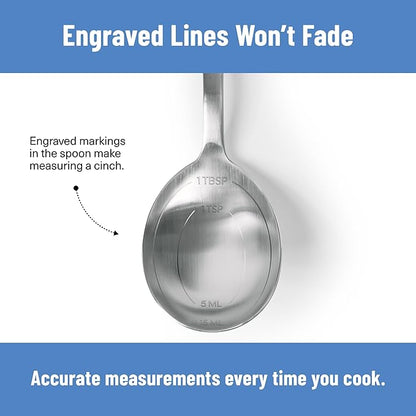 Misen Measuring Chef Spoon – Stainless Steel Cooking Spoon - Image 3