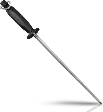 Utopia Kitchen 10 Inch Honing Steel Knife Sharpening Steel Sharpening Rod by UTOPIAKITCHEN