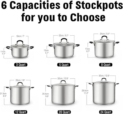 Cook N Home Stockpot Sauce Pot Induction Pot - Image 2