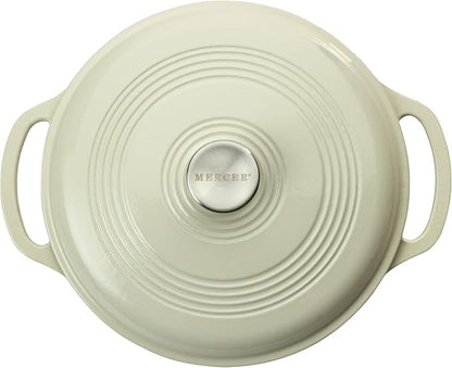 Mercer Culinary Enameled Cast Iron Round Dutch Oven, 6 qt. - Image 3